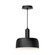 Adriano 10-in Matte Black 1 Light Socket Pendant (7713|PD427710MB)