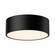 Brisbane 12-in Matte Black 2 Lights Flush Mount (7713|FM556012MB)