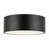 Brisbane 12-in Matte Black 2 Lights Flush Mount (7713|FM556012MB)