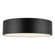Brisbane 16-in Matte Black 3 Lights Flush Mount (7713|FM556016MB)