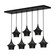 Emiko 36-in Matte Black 7 Lights Linear Pendant (7713|LP523036MB)