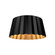 Plisse 14-in Matte Black 2 Lights Flush Mount (7713|FM528514MB)