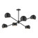 Willow 37-in Matte Black 6 Lights Chandelier (7713|CH648637MB)