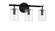 Hailie 3 Light Vanity in Flat Black (20|55603-FB)