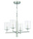 Hailie 4 Light Chandelier in Satin Nickel (20|55624-SN)