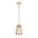 Open Louvers 6.75'' Wide 1-Light Mini Pendant - Champagne Gold (91|82104/1)