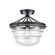 Boyer 12'' Wide 1-Light Semi Flush Mount - Matte Black (91|82168/1)