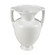 Tellis Vase - Medium White (91|H0017-10045)