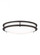 Mahone traditional dimmable indoor large LED one-light flush mount ceiling fixture in an antique bro (38|7750893S-71)