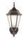 Bakersville traditional 1-light outdoor exterior wall lantern sconce in antique bronze finish with s (38|89941-71)