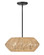 Small Convertible Drum Chandelier (87|40383BLK-CML)