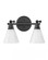 Small Adjustable Two Light Vanity (87|51182BK)