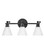 Medium Adjustable Three Light Vanity (87|51183BK)