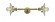 Halophane - 2 Light - 9 inch - Antique Brass - Adjustable Bath Vanity Light (3442|208L-AB-G2-LED)