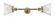 Cone - 2 Light - 8 inch - Antique Brass - Adjustable Bath Vanity Light (3442|208L-AB-G42-LED)