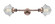 Oxford - 2 Light - 8 inch - Antique Copper - Adjustable Bath Vanity Light (3442|208L-AC-G532)