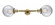 Beacon - 2 Light - 8 inch - Brushed Brass - Adjustable Bath Vanity Light (3442|208L-BB-G202-8)