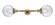 Beacon - 2 Light - 8 inch - Brushed Brass - Adjustable Bath Vanity Light (3442|208L-BB-G204-8-LED)