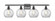 Athens - 4 Light - 38 inch - Matte Black - Bath Vanity Light (3442|516-4W-BK-G122-LED)