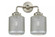 Cone - 2 Light - 14 inch - Brushed Satin Nickel - Bath Vanity Light (3442|284-2W-SN-G62)