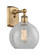 Athens - 1 Light - 8 inch - Brushed Brass - Sconce (3442|516-1W-BB-G125-LED)