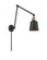 Addison - 1 Light - 8 inch - Black Antique Brass -Adjustable Swing Arm (3442|238-BAB-M9-BK-LED)