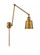 Addison - 1 Light - 8 inch - Brushed Brass -Adjustable Swing Arm (3442|238-BB-M9-BB)