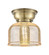 Bell - 1 Light - 8 inch - Antique Brass - Flush Mount (3442|623-1F-AB-G78)