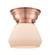 Fulton - 1 Light - 7 inch - Antique Copper - Flush Mount (3442|623-1F-AC-G171-LED)