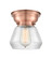 Fulton - 1 Light - 7 inch - Antique Copper - Flush Mount (3442|623-1F-AC-G172)