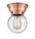 Beacon - 1 Light - 6 inch - Antique Copper - Flush Mount (3442|623-1F-AC-G204-6)