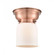 Bell - 1 Light - 6 inch - Antique Copper - Flush Mount (3442|623-1F-AC-G51-LED)
