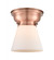 Cone - 1 Light - 6 inch - Antique Copper - Flush Mount (3442|623-1F-AC-G61)