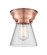 Cone - 1 Light - 6 inch - Antique Copper - Flush Mount (3442|623-1F-AC-G64)