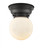 Beacon - 1 Light - 6 inch - Matte Black - Flush Mount (3442|623-1F-BK-G201-6-LED)