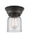 Bell - 1 Light - 6 inch - Matte Black - Flush Mount (3442|623-1F-BK-G52)