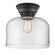 Bell - 1 Light - 12 inch - Matte Black - Flush Mount (3442|623-1F-BK-G72-L-LED)