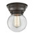 Beacon - 1 Light - 6 inch - Oil Rubbed Bronze - Flush Mount (3442|623-1F-OB-G202-6)
