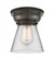 Cone - 1 Light - 6 inch - Oil Rubbed Bronze - Flush Mount (3442|623-1F-OB-G62)