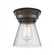 Cone - 1 Light - 6 inch - Oil Rubbed Bronze - Flush Mount (3442|623-1F-OB-G64)