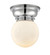 Beacon - 1 Light - 6 inch - Polished Chrome - Flush Mount (3442|623-1F-PC-G201-6-LED)