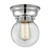 Beacon - 1 Light - 6 inch - Polished Chrome - Flush Mount (3442|623-1F-PC-G202-6)