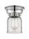 Bell - 1 Light - 6 inch - Polished Chrome - Flush Mount (3442|623-1F-PC-G52-LED)