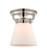 Cone - 1 Light - 6 inch - Polished Nickel - Flush Mount (3442|623-1F-PN-G61)