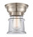 Canton - 1 Light - 6 inch - Brushed Satin Nickel - Flush Mount (3442|623-1F-SN-G182S-LED)