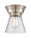 Cone - 1 Light - 6 inch - Brushed Satin Nickel - Flush Mount (3442|623-1F-SN-G64)