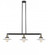 Halophane - 3 Light - 41 inch - Black Antique Brass - Stem Hung - Adjustable Island Light (3442|213-BAB-G1-LED)