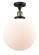 Beacon - 1 Light - 12 inch - Black Antique Brass - Semi-Flush Mount (3442|517-1CH-BAB-G201-12)