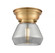 Fulton - 1 Light - 7 inch - Brushed Brass - Flush Mount (3442|623-1F-BB-G173-LED)