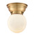 Beacon - 1 Light - 6 inch - Brushed Brass - Flush Mount (3442|623-1F-BB-G201-6-LED)